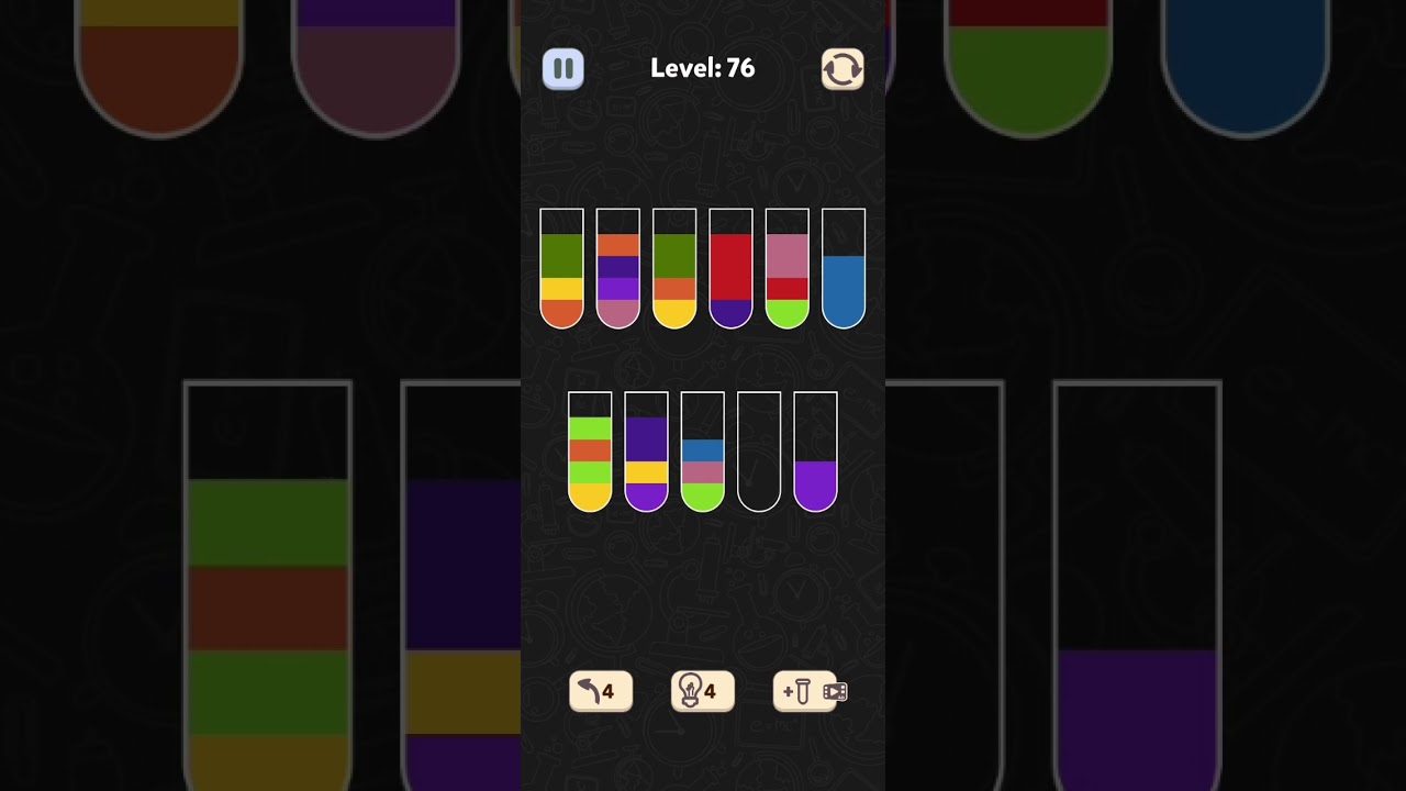 Water Puzzle Level 76 Walkthrough Solution iOS/Android