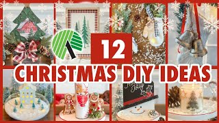 🎄 12 QUICK & EASY DOLLAR TREE CHRISTMAS DIYs! || CHRISTMAS DIY DECORATIONS 2024 || CHRISTMAS DECOR