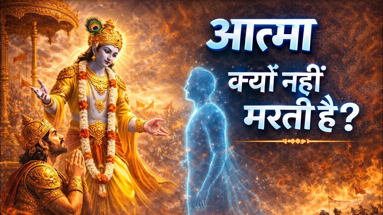 आत्मा क्यों नहीं मरती? | श्रीकृष्ण ने अर्जुन को बताया सबसे बड़ा सत्य | Geeta Gyan | #MrBiru3008