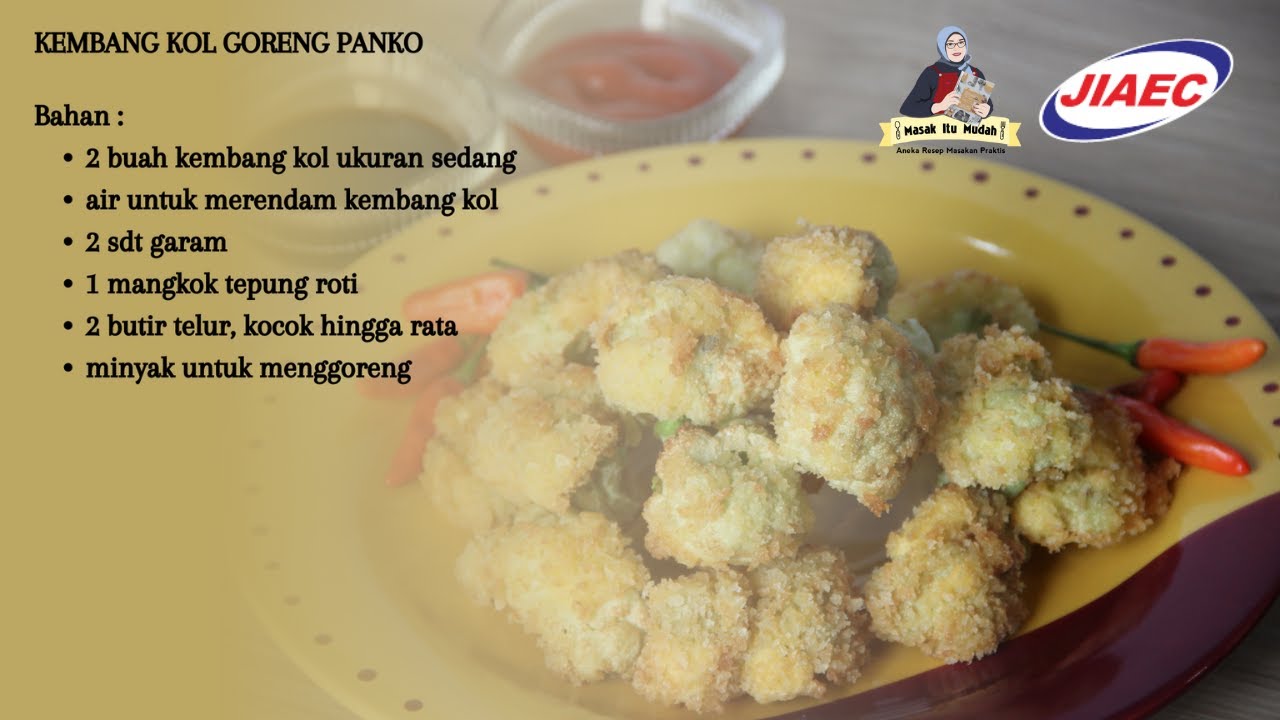 Kembang Kol Goreng Panko - Aneka Resep Masakan Praktis (Eps 29)