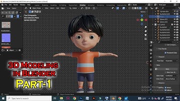 Create Your Own 3D Characters in blender_2023