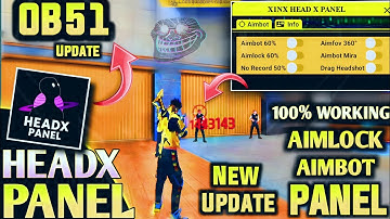 OB51 Panel For Mobile FF || Free fire hack New Update Panel🔥|| free Fire panel 😈 FF & FF Max Panel ✅