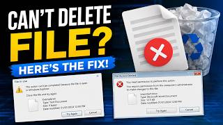 CAN`T DELETE FILE/FOLDER on PC? SOLVED! (NO APPS needed)