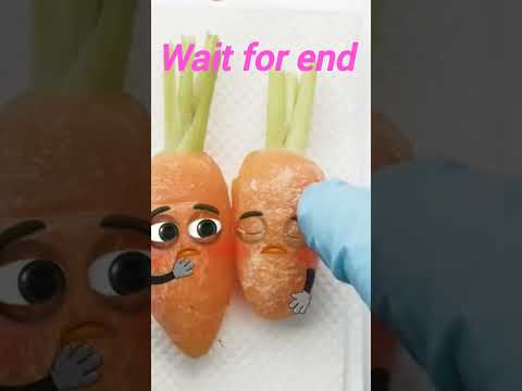 Carrot C-SECTION -S|| AMESE TWINS ALMOST DIED 🤣💕#funny #trending #Short#fruitsurgery