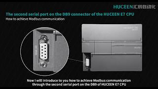 Huceen E7 CPU supports two RS485 serial ports.