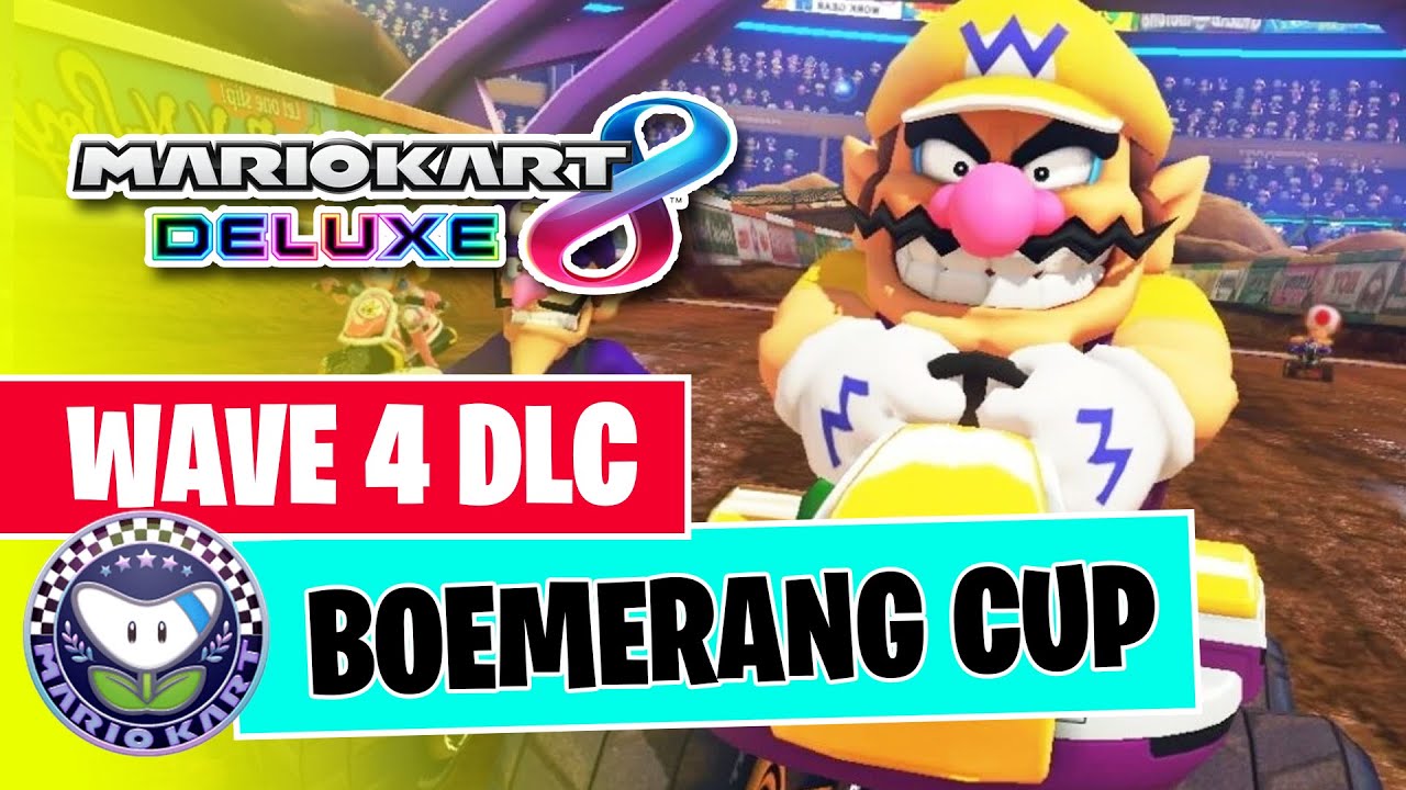 DE NIEUWE BOEMERANG CUP in MARIO KART 8 DELUXE | WAVE 4 DLC !!!
