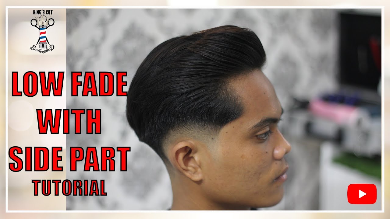 Low Fade With Side Part | Barber Tutorial | How To Get A Low Fade With A Side  Part | Barber Tutorial - Youtube