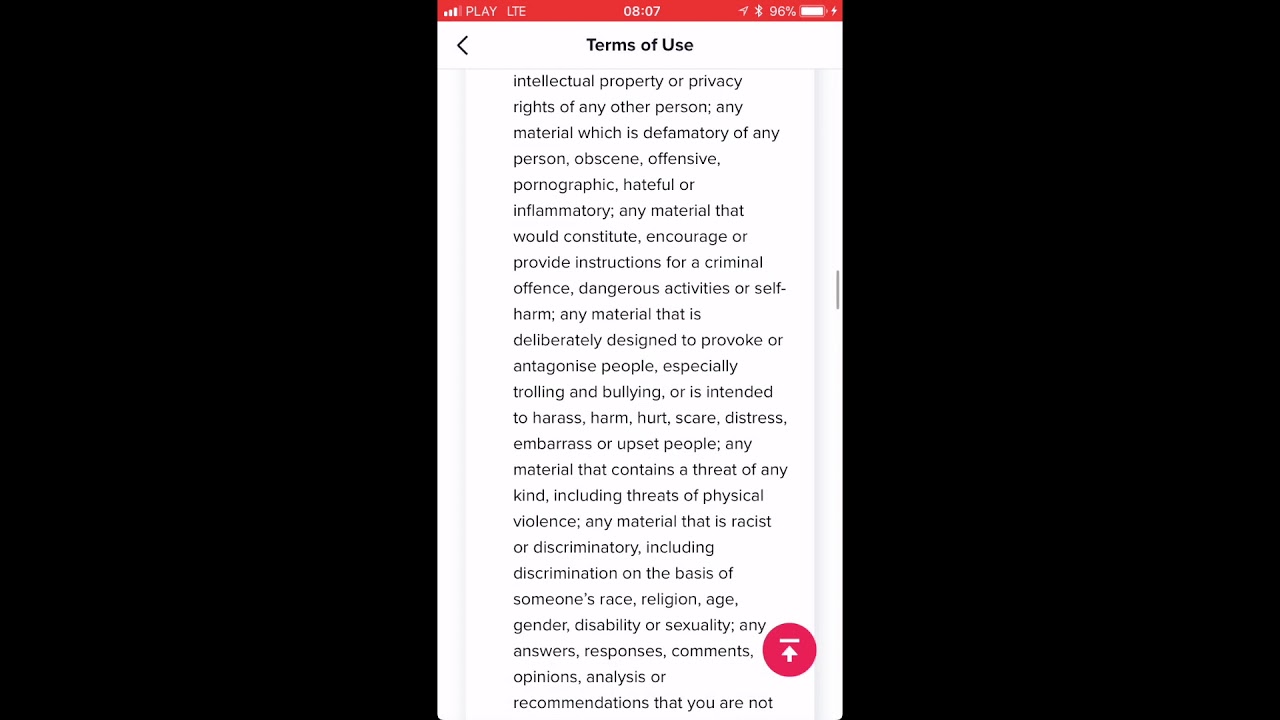 HOW TO CHECK TIKTOK TERMS OF USE IPHONE IOS YouTube