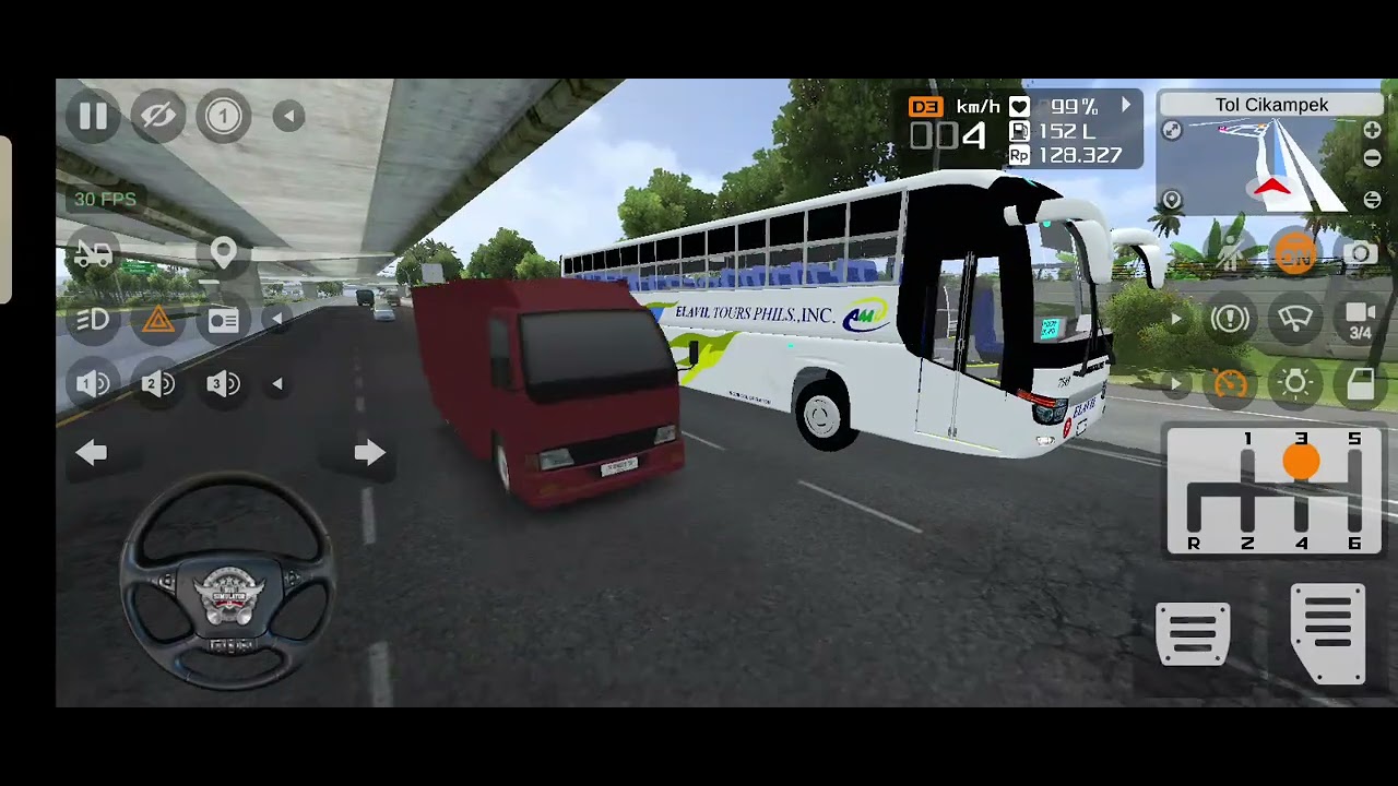 Elavil bus mod and full gameplay 