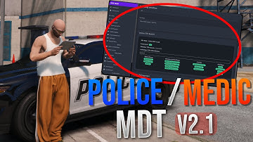 POLICE / MEDIC MDT Script - TÜV, Jail-Management und mehr V2.1 | FiveM