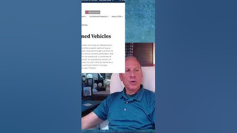 Can you file an abandoned vehicle title?