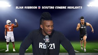 Bijan Robinson NFL Scouting Combine Highlights