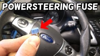 ELECTRIC POWER STEERING ASSIST FUSE LOCATION FORD FOCUS MK3 20122018