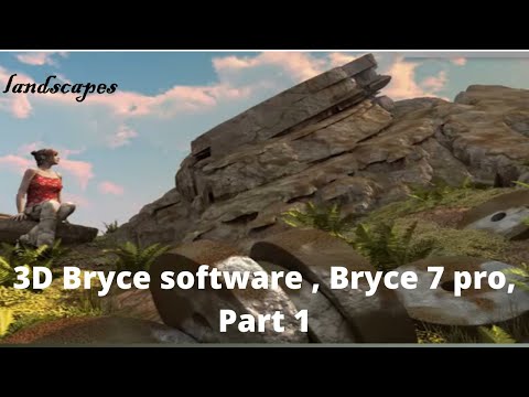 3D Bryce software , Bryce 7 pro, DAZ Studio
