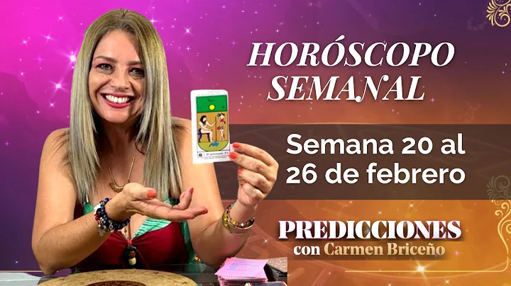 HORSCOPO SEMANAL del 20 al 26 de febrero | #Predic...