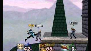 Super Smash Bros Project M  Sub Zero (himookim) vs Sheik (Axle) vs Link (JBui10)