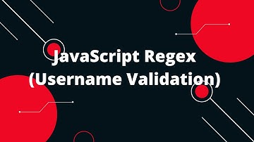 JavaScript Tutorial in Hindi #110 JavaScript Regex (Username Validation)