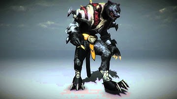 3DModels-Textures: Animated Fantasy Leopard Character for your 3d Games