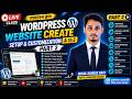 WordPress Website Create, Setup & Customization Full Tutorial | Beginner to Pro | Part 02