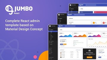 #reactadmintemplate Jumbo React - Best selling material design admin template with React and Redux