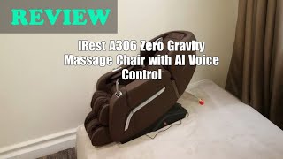 iRest A306 Massage Chair Review: Zero Gravity, AI Voice, SL Track, Bluetooth & Yoga Stretch 2025