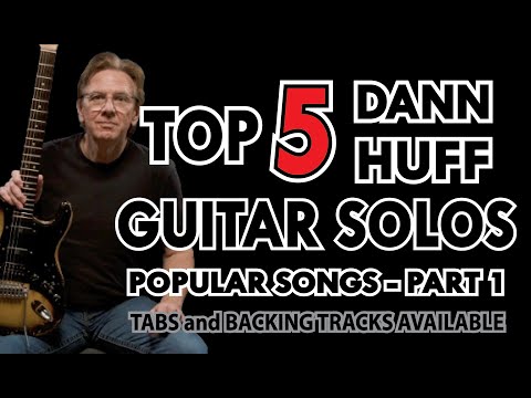 TOP 5 DANN HUFF GUITAR SOLOS from Popular Songs (with TABS) - Part
