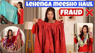 Meesho Lehenga Haul Starting From ₹ 399  | GiveAway | TRYON | HonestReview |