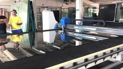Glass processing machinery CNC glass cutting machine glass cutting line loading cutting breaking