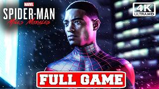 MARVEL’S SPIDER-MAN MILES MORALES Gameplay Walkthrough FULL GAME No Commentary (PS5 4K 60FPS)