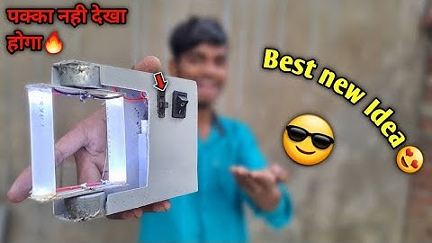 New Idea for making unique light 😍 | Summer experiment | ak technical amrit | Samar experiment