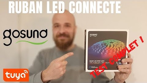 [Home Automation] Gosund Connected LED Strip (A good surprise) Testing and installation (Tuya, Sm...