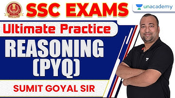 Ultimate Practice of Reasoning (PYQ) for SSC Exams I Part-5 I SSC Reasoning I Sumit Goyal