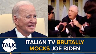 Italian TV MOCKS Joe Biden In ‘Hilarious’ Sketch Of President’s On-Stage Gaffes