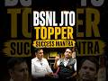 The SUCCESS MANTRA of BSNL JTO Topper #bsnljto2026 #nimbuslearning