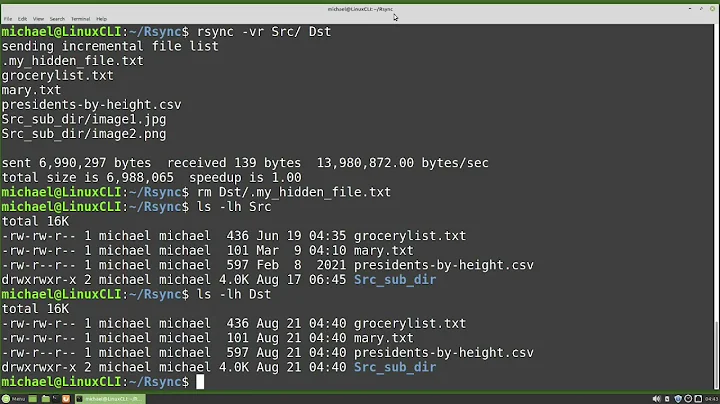 Linux Command Line (51) rsync pt 1