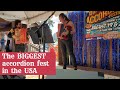 ACCORDION DUO (Cory Pesaturo &amp; Elena Stenkina) - Biggest Accordion Fest in the USA. Believer