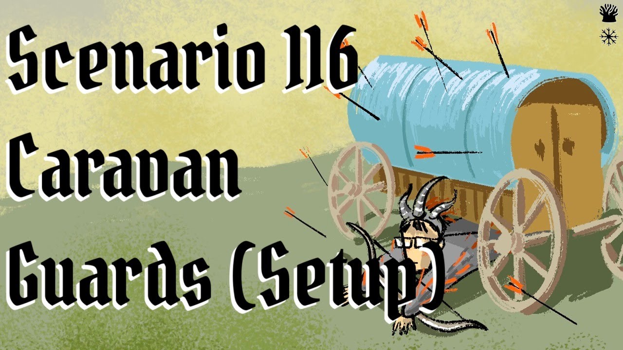 024A - Frosthaven Insane Difficulty (+3) Solo 4 Characters, Scenario 116, Caravan Guards (Setup)