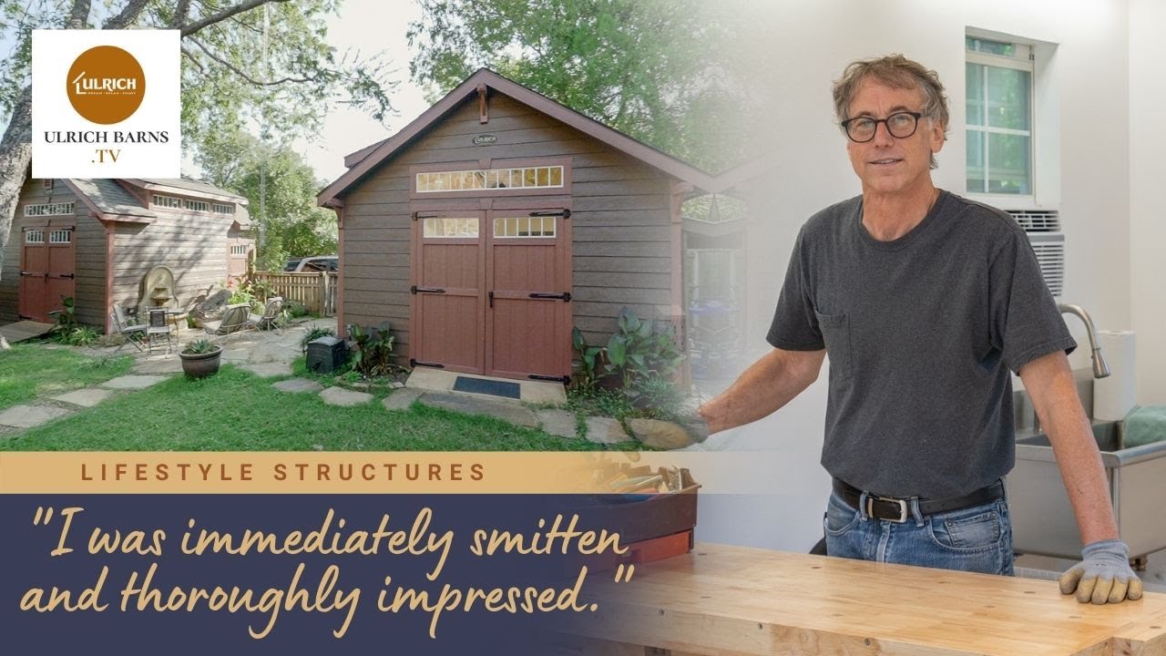 Twin Workshop Shed and Storage Shed