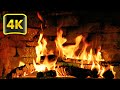 4k crackling fireplace  burning logs  relaxing fireplace 3 hours for stress relief sleep relax