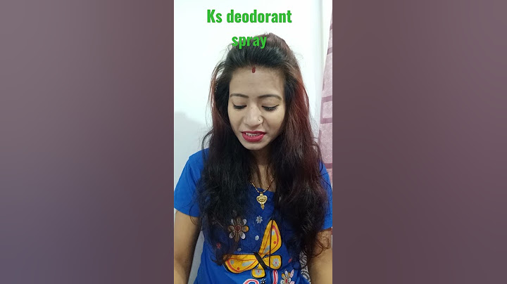 ks deodorant spray