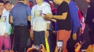 Yorme at 90’s Dance Concert with son dancing