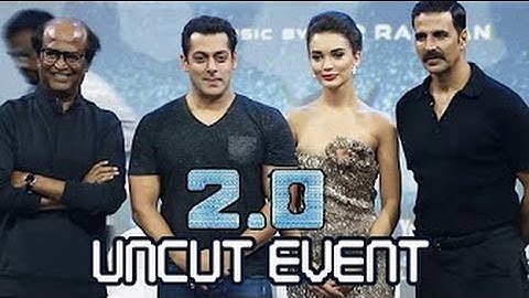 UNCUT: 2.0 First Look Launch | Rajinikanth | Akshay Kumar | Salman Khan | Amy Jackson | Shanker