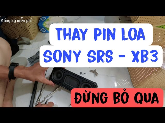 Thay Pin Loa Sony SRS-XB3 || Vi Tính Duy channel ||