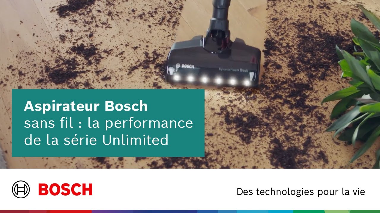 Aspirateur Bosch sans fil : la performance de la série Unlimited