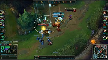 Thresh Hook through the minions