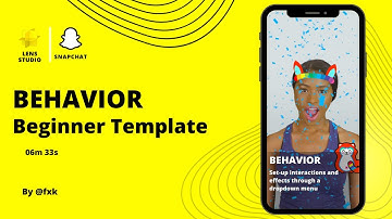 Lens Studio: Behavior | Beginner Template | S1E11