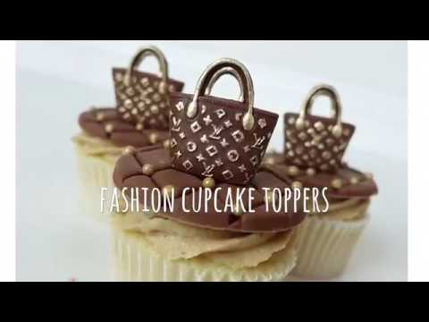 Louis Vuitton Cupcake Toppers 