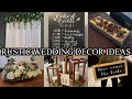 RUSTIC WEDDING DECOR | Ideas & Inspiration