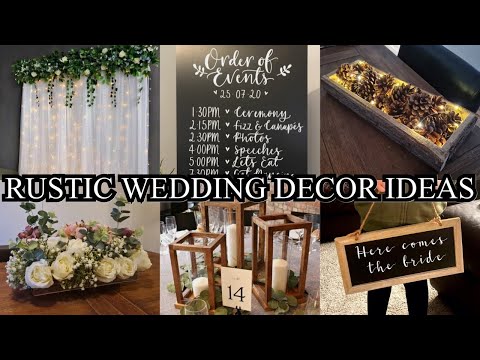 Video: How To Decorate A Rustic Wedding With Your Own Hands