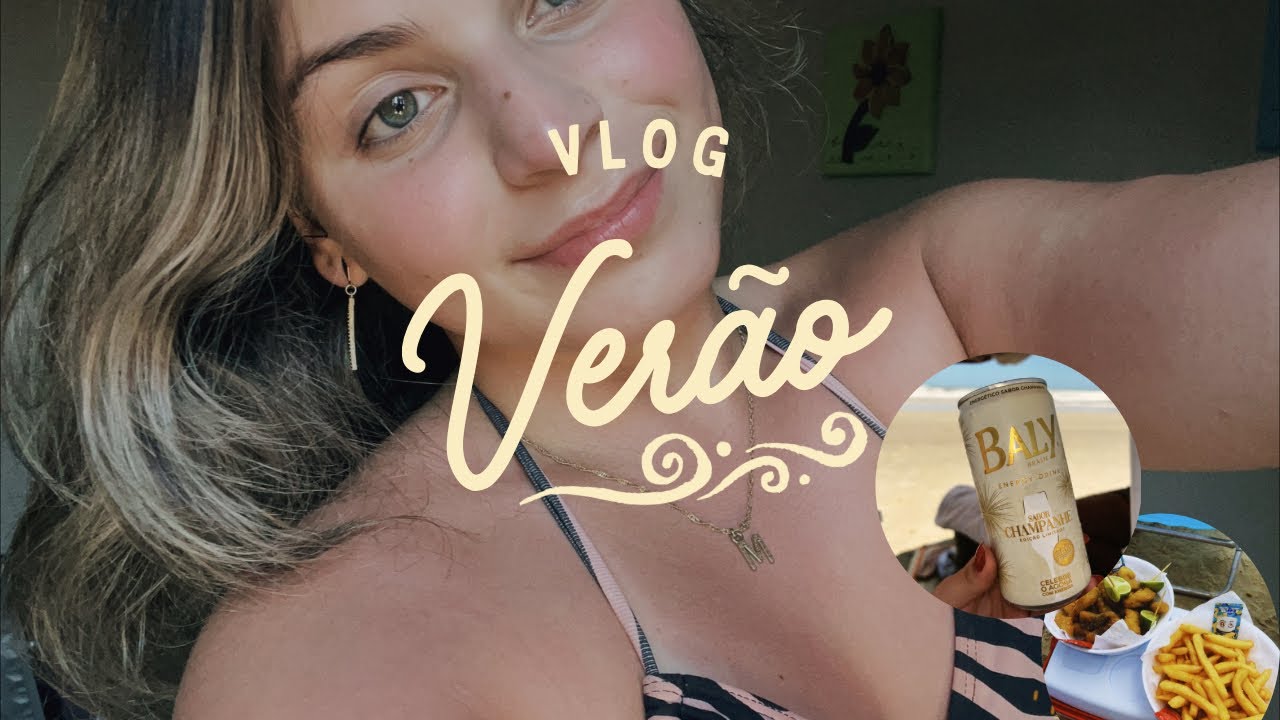 Vlog + praia⛱️ (Me queimei 🤡)